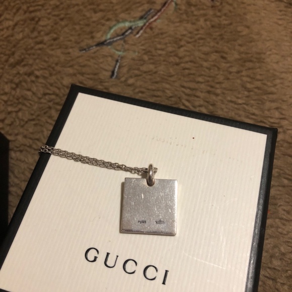 TODAY ONLY:GUCCI Sterling Silver Necklace - complete inclusion (box, card,pouch) - Picture 6 of 10